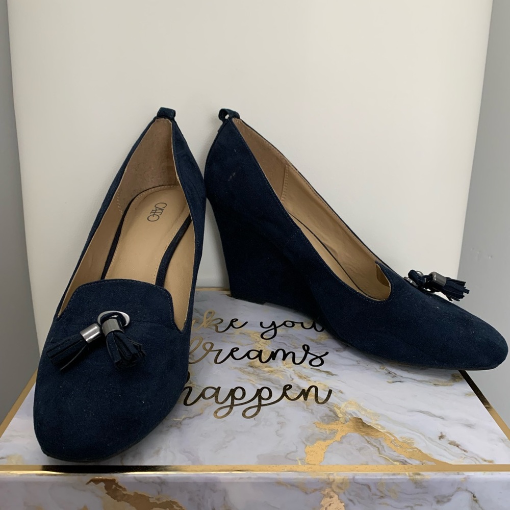 Navy Blue Wedge